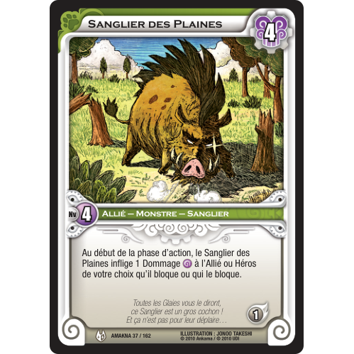 Sanglier des Plaines