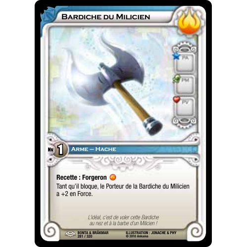 Bardiche du Milicien