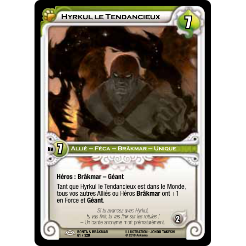 Hyrkul le Tendancieux