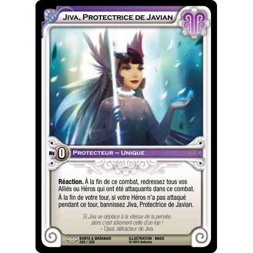 Jiva, Protectrice de Javian