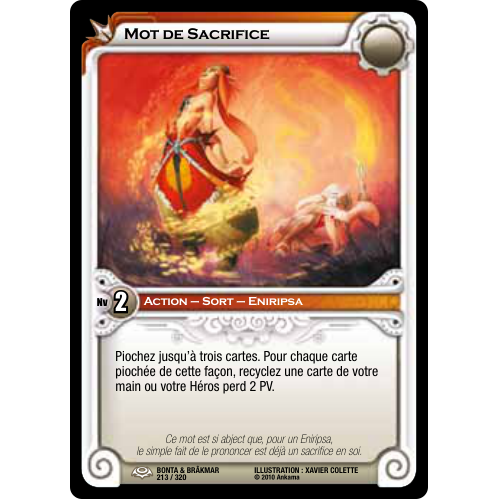 Mot de Sacrifice