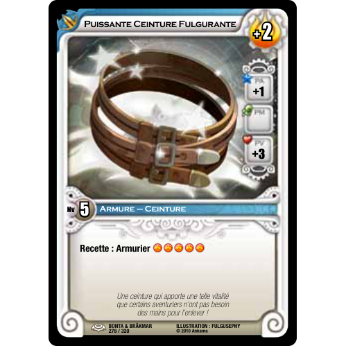 Puissante Ceinture Fulgurante