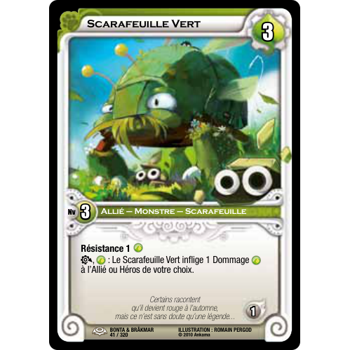 Scarafeuille Vert