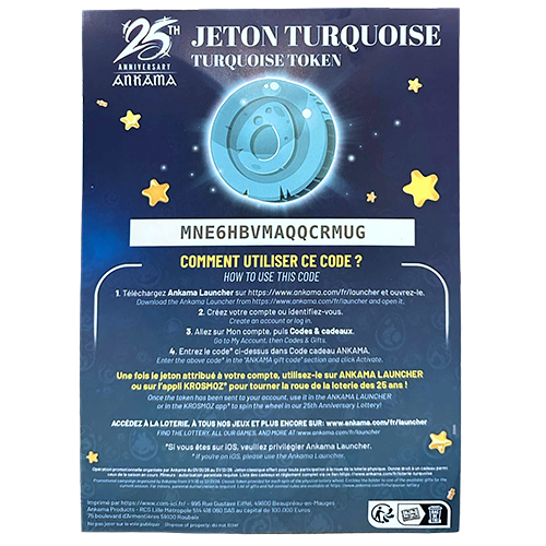Jeton Turquoise (Chasseur de Chaos)