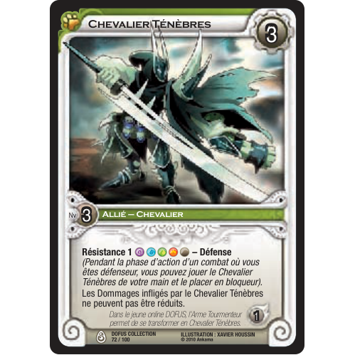 Chevalier Ténèbres (foil)