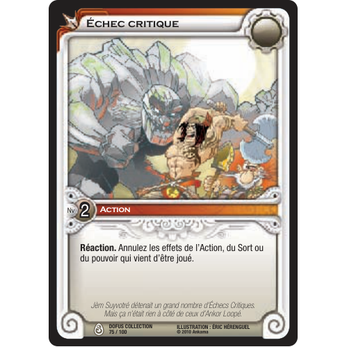 Échec Critique