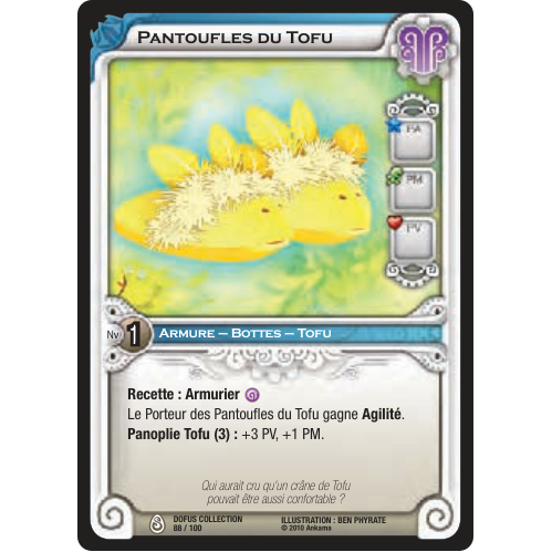 Pantoufles du Tofu