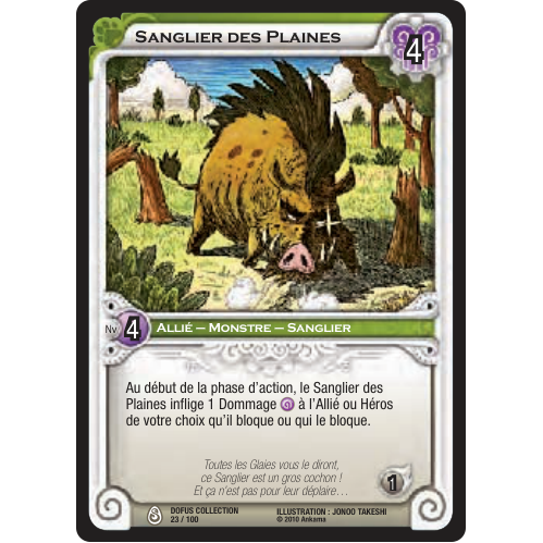 Sanglier des Plaines