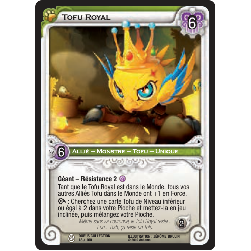 Tofu Royal (foil)