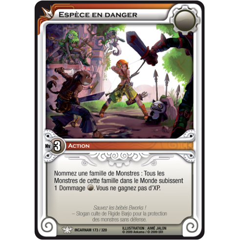 Espèce en Danger