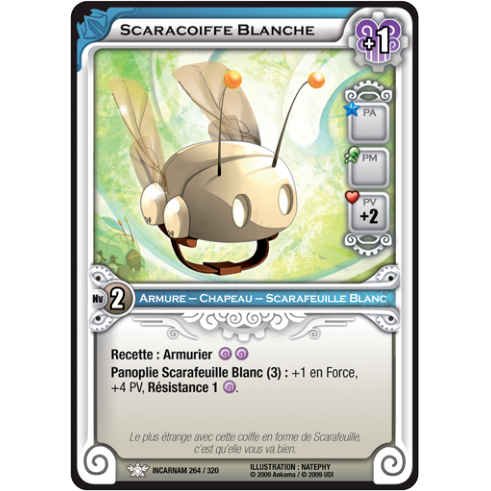 Scaracoiffe Blanche