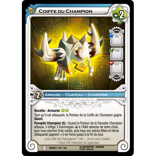 Coiffe du Champion