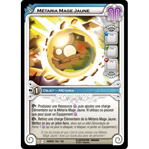 Métaria Mage Jaune